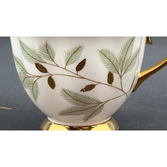 Royal Albert Braemar Bone China Tea Cup & Saucer Set of 6 Pink Gold Pinecone - Picture 4 of 16